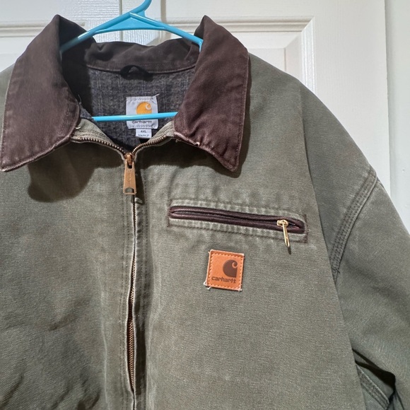 Carhartt J97-ARG Detroit blanket Lined Work Jacket. Size 4X. VGUC. - Picture 2 of 15